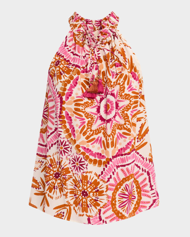 Betty Tassel-Ties Sleeveless Top